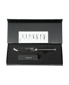Coltello da verdura damascato con custodia nera 'core' - 20,5 cm