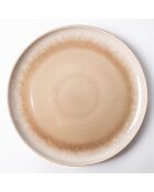 Iris Taupe Tafelset aus reaktivem Steinzeug, 18-teilig