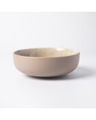 Iris Taupe Tafelset aus reaktivem Steinzeug, 18-teilig