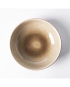 Iris Taupe Tafelset aus reaktivem Steinzeug, 18-teilig