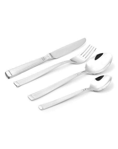 Ménagères 18/8 iris - 24 pièces