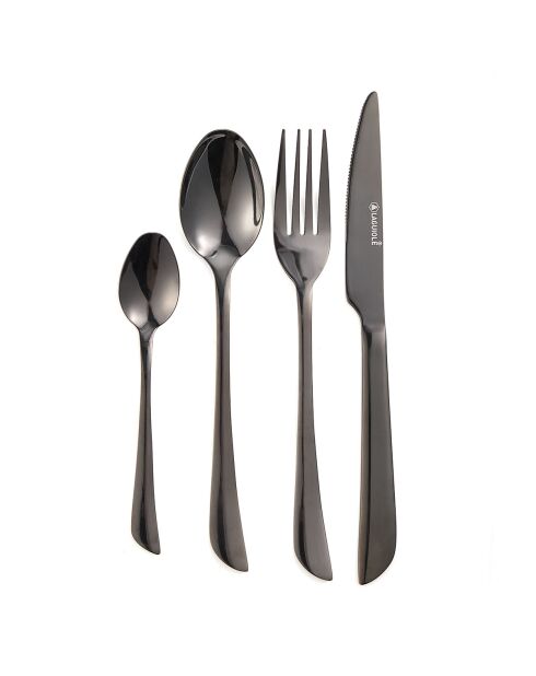 Théa 24-teilige schwarze Getränkehalter