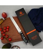 Coltello da pane nero 'Essentials' - 33,5 cm