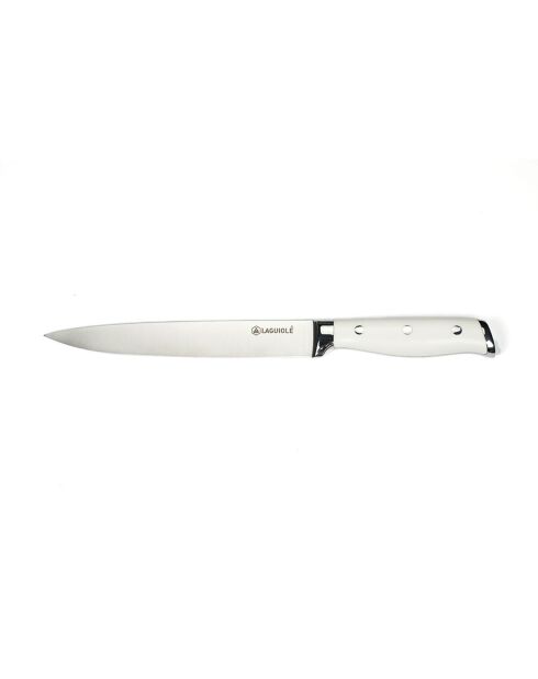 Coltello da affettare bianco Elegance - 33 cm
