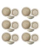 Servizio da tavola Green Iris Reactive in gres - 18 pezzi