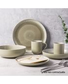 Servizio da tavola Green Iris Reactive in gres - 18 pezzi