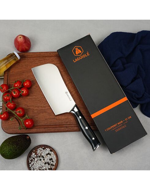 Hackmesser 'Essentials' schwarz - 31 cm