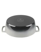 Cocotte en fonte ovale MasseIron Ardoise grise/noire