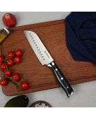 Couteau santoku essentials noir - 29,4 cm