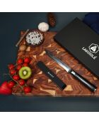 Couteau à désosser damas avec étui core noir - 20,6 cm