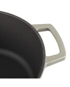 Cocotte en fonte ronde MasseIron Ardoise grise/noire