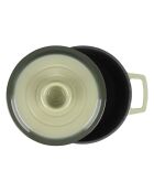 Cocotte en fonte ronde MasseIron Olivine verte/noire