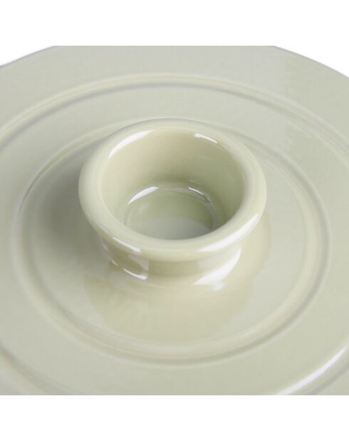 Cocotte en fonte ronde MasseIron Olivine verte/noire