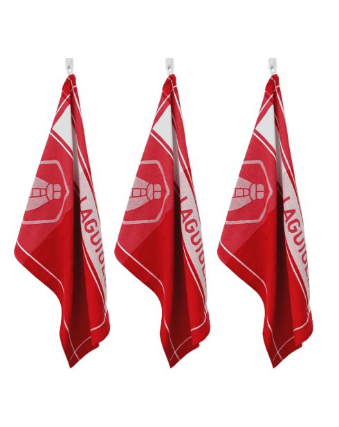 3 x Jacquard-Geschirrtücher aus der Kollektion Red Honey, 50 x 70 cm