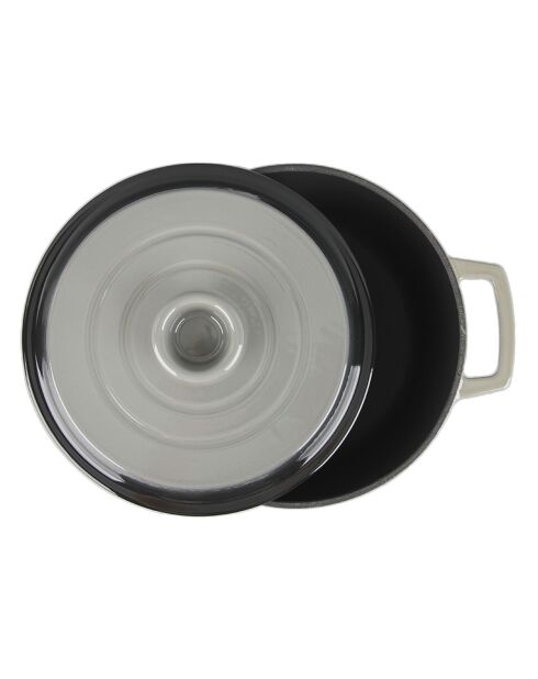 Cocotte en fonte ronde MasseIron Ardoise grise/noire