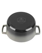 Cocotte en fonte ronde MasseIron Ardoise grise/noire