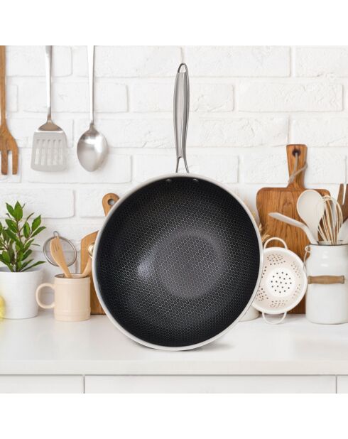 Wok triplex blacksteel - 32cm
