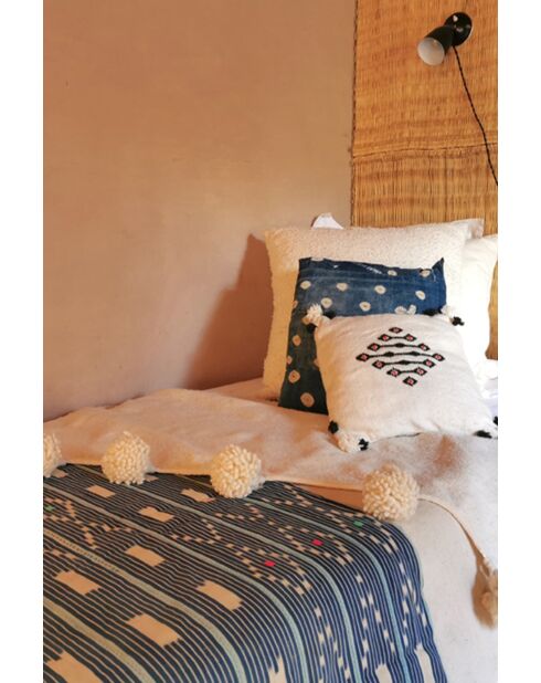 Tela bogolan en color índigo. Mali. 149x102cm