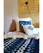 Tela bogolan en color índigo. Mali. 160x115 cm