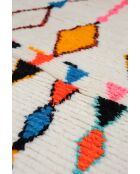 Bunter Berberteppich, 250 x 147 cm