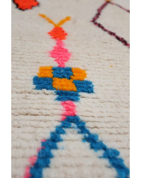 Bunter Berberteppich, 250 x 147 cm