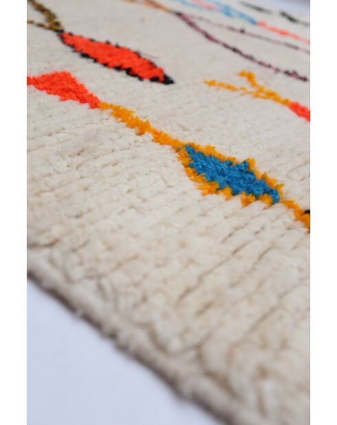 Bunter Berberteppich, 250 x 147 cm