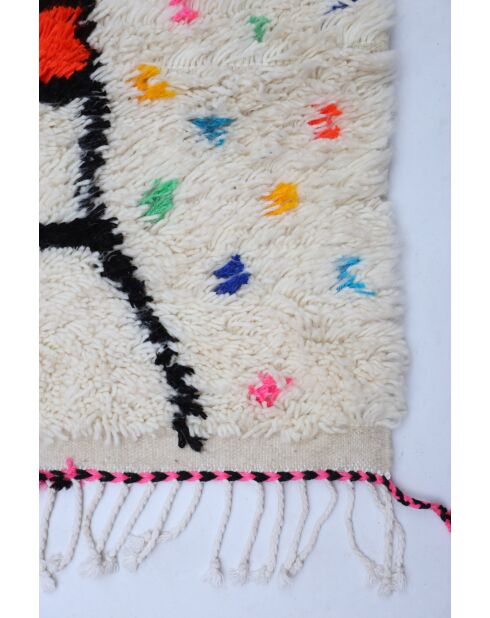 Bunter Berberteppich, 295 x 197 cm