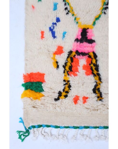 Kleurrijk Berber vloerkleed - 160x96cm