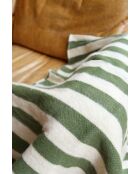 Plaid berbero con strisce cachi-300x200 cm