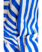 Berberdecke mit blauen Majorelle-Streifen - 250x150cm