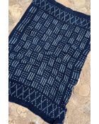 Tessuto Bogolan in Indigo. Mali. 150x100 cm