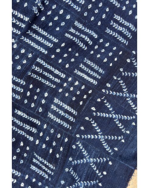 Tela bogolan en color índigo. Mali. 150x100 cm