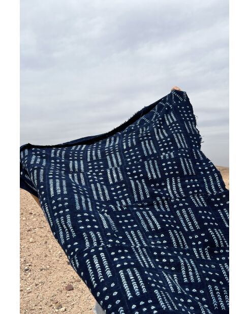 Tela bogolan en color índigo. Mali. 150x100 cm
