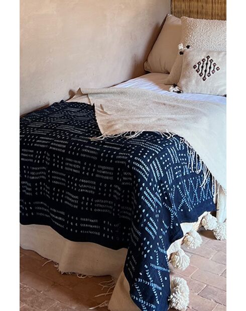 Tessuto Bogolan in Indigo. Mali. 150x100 cm