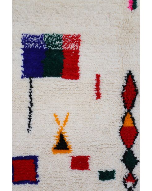 Bunter Berberteppich, 265 x 182 cm