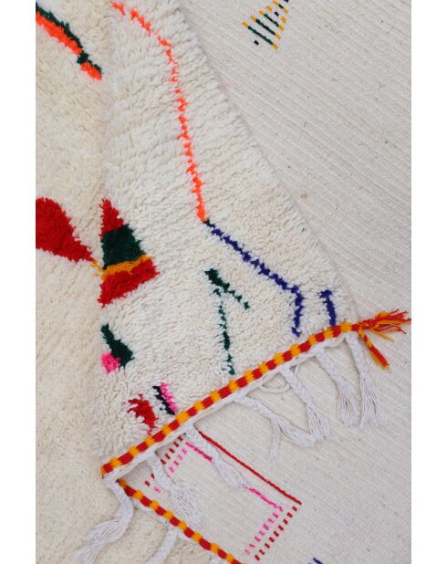 Bunter Berberteppich, 265 x 182 cm