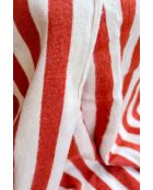 Plaid berbero a strisce rosse - 300x200 cm