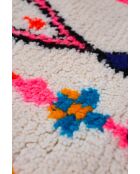 Bunter runder Berberteppich — 100 cm