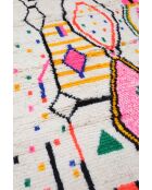 Bunter Berberteppich, 260 x 156 cm