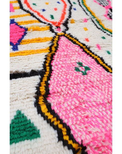 Bunter Berberteppich, 260 x 156 cm