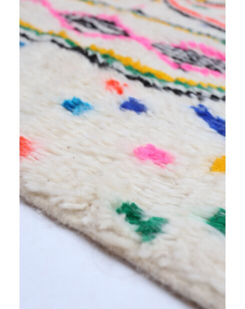 Bunter Berberteppich, 260 x 156 cm