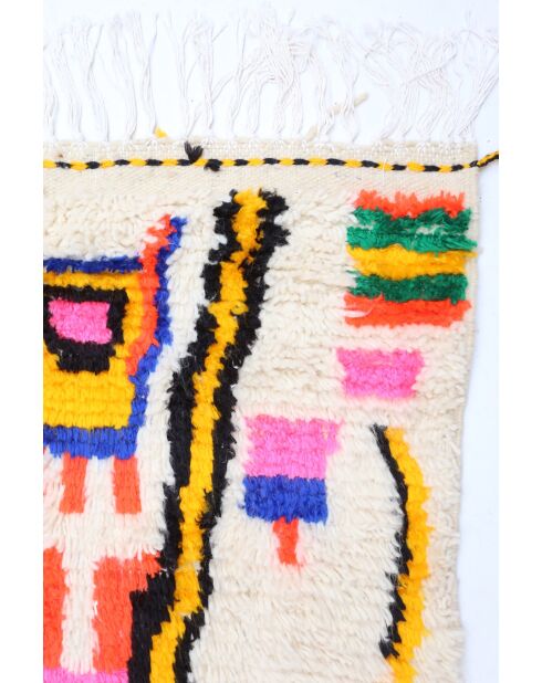 Bunter Berberteppich, 260 x 156 cm