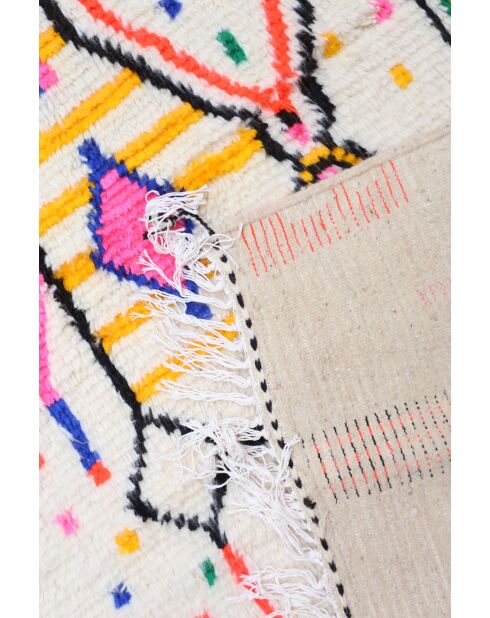 Bunter Berberteppich, 260 x 156 cm