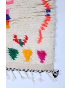 Bunter Berberteppich, 183 x 145 cm