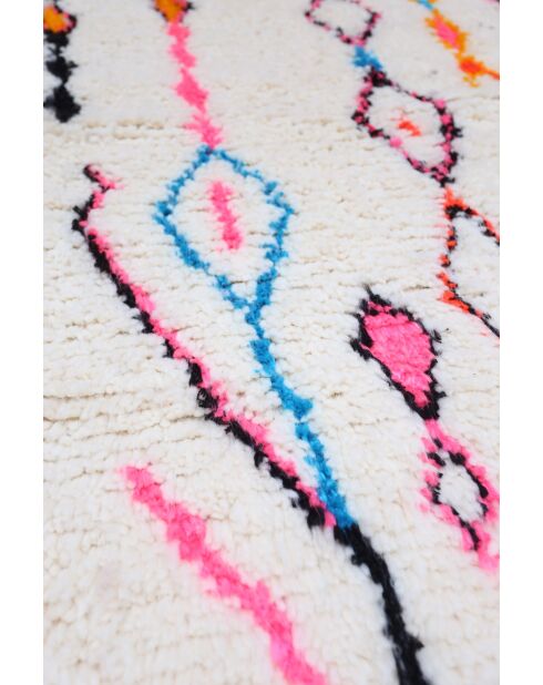 Alfombra bereber colorida, 157 x 97 cm