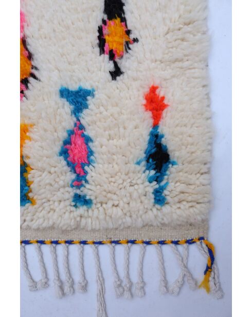 Alfombra bereber colorida, 157 x 97 cm