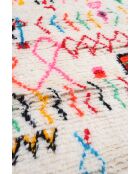 Bunter Berberteppich, 153 x 111 cm