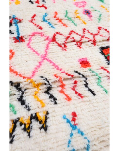 Bunter Berberteppich, 153 x 111 cm