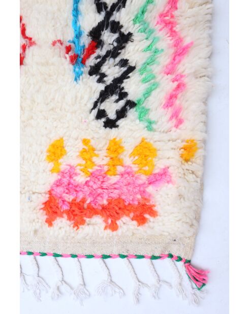 Bunter Berberteppich, 153 x 111 cm