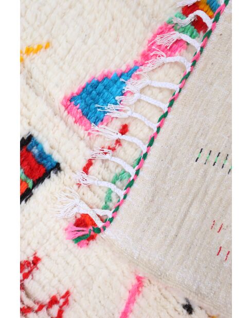 Bunter Berberteppich, 153 x 111 cm